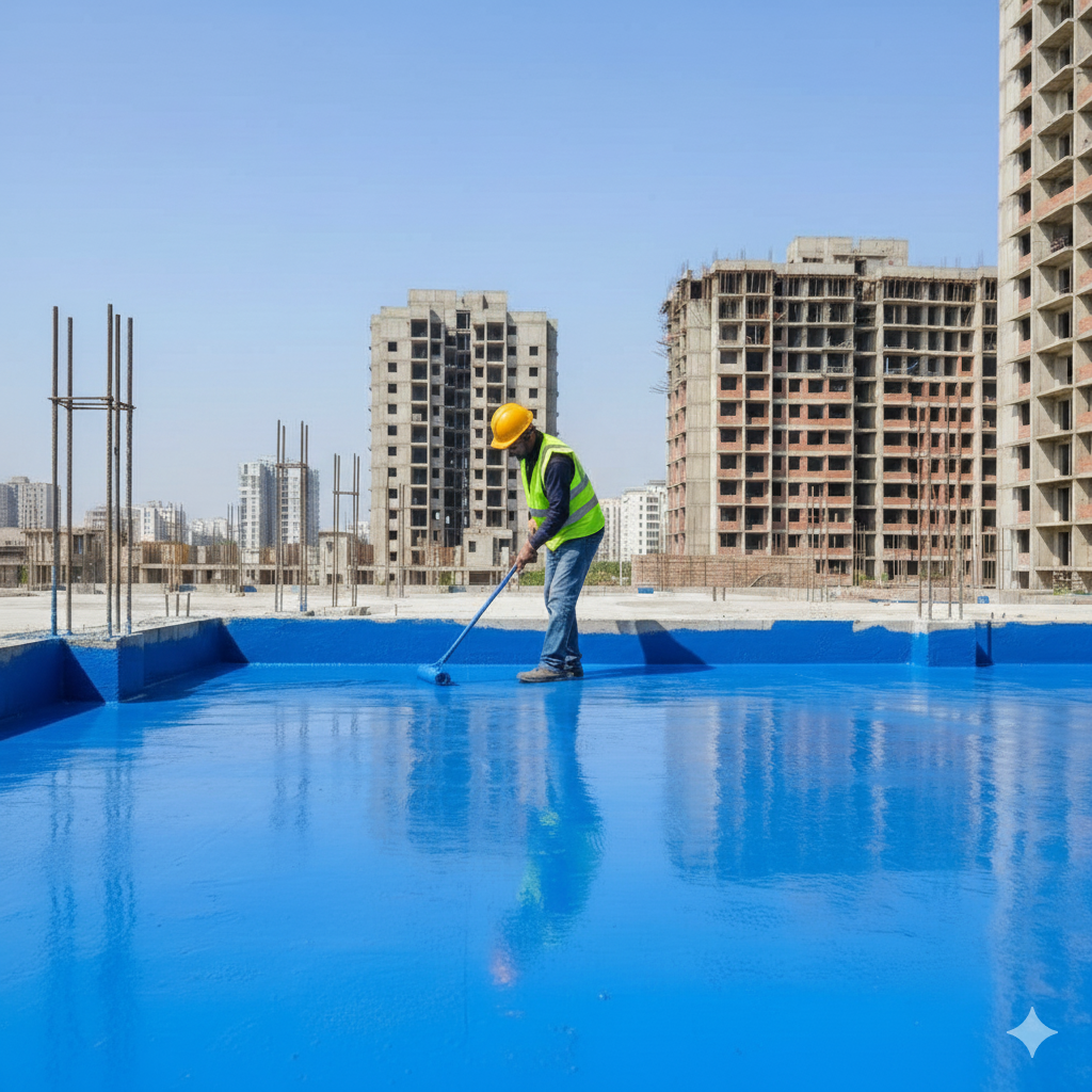 Professional waterproofing and leakage repair team